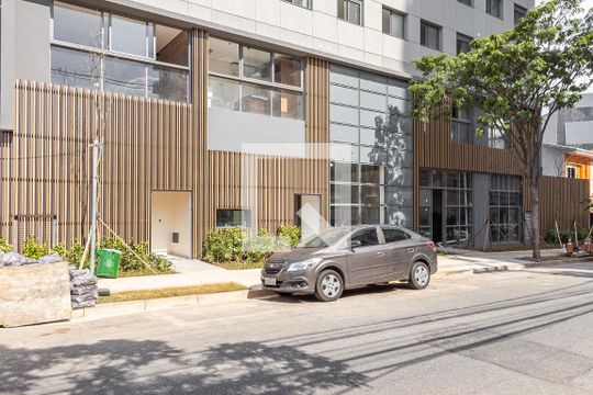 Fachada de apartamento à venda com 1 quarto, 27m² em Pinheiros, São Paulo