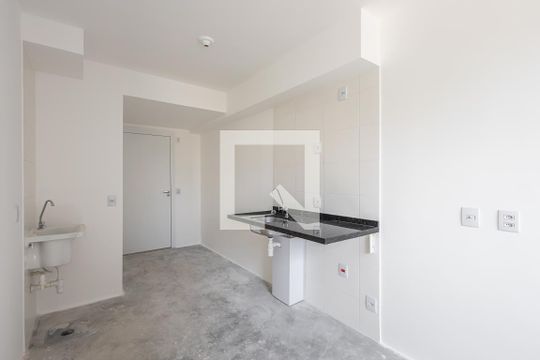 Cozinha de apartamento à venda com 1 quarto, 27m² em Pinheiros, São Paulo