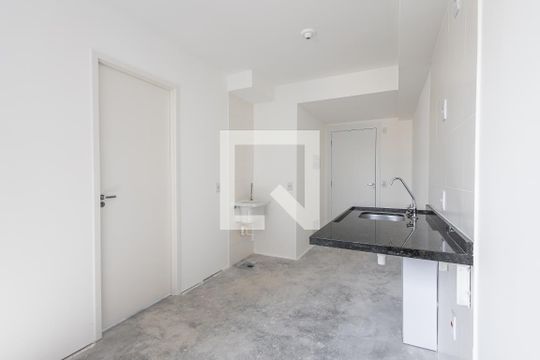 Cozinha de apartamento à venda com 1 quarto, 27m² em Pinheiros, São Paulo
