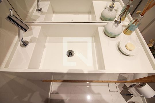 Lavabo de apartamento à venda com 3 quartos, 107m² em Vila Suzana, São Bernardo do Campo