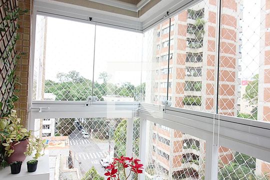 Sacada da Sala de apartamento à venda com 3 quartos, 107m² em Vila Suzana, São Bernardo do Campo