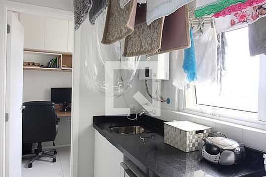 Área de Serviço de apartamento à venda com 3 quartos, 107m² em Vila Suzana, São Bernardo do Campo