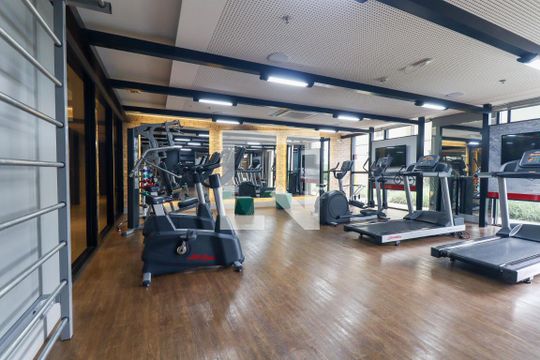 Área comum - Academia de apartamento para alugar com 1 quarto, 36m² em Água Verde, Curitiba