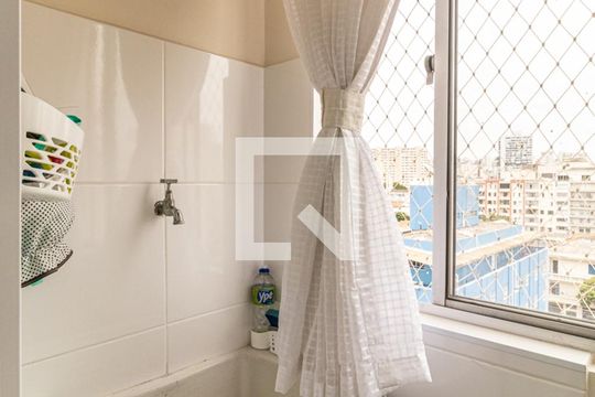 Área de Serviço de kitnet/studio à venda com 1 quarto, 31m² em Campos Elíseos, São Paulo