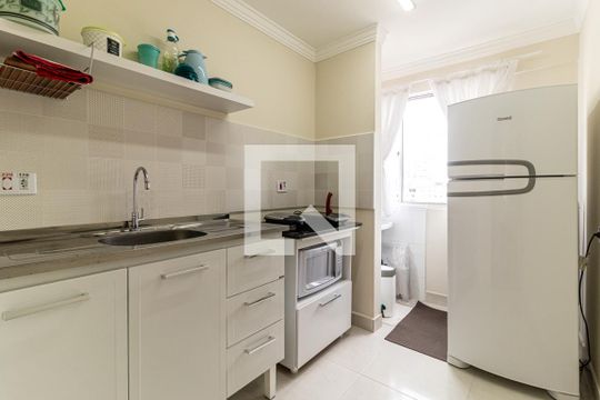 Cozinha de kitnet/studio à venda com 1 quarto, 31m² em Campos Elíseos, São Paulo