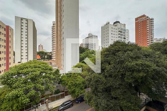 Vista da Sala de apartamento à venda com 2 quartos, 75m² em Campo Belo, São Paulo