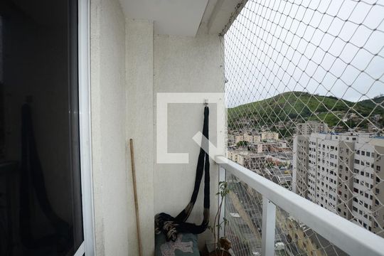 Varanda da Sala de apartamento à venda com 2 quartos, 50m² em Madureira, Rio de Janeiro