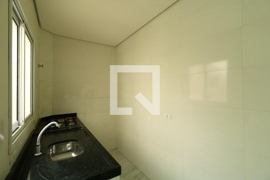 Cozinha de apartamento à venda com 2 quartos, 45m² em Jardim Progresso, Santo André