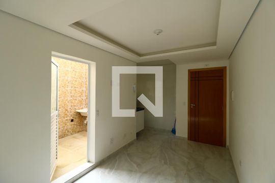 Sala de apartamento à venda com 2 quartos, 45m² em Jardim Progresso, Santo André