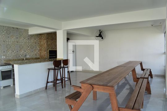 Área comum - Churrasqueira de apartamento para alugar com 2 quartos, 50m² em Xaxim, Curitiba
