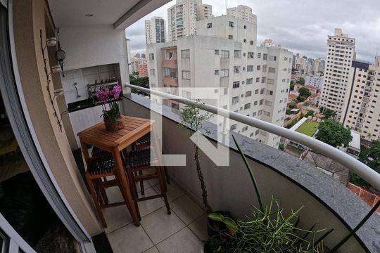 VARANDA DA SALA de apartamento à venda com 2 quartos, 94m² em Água Branca, São Paulo