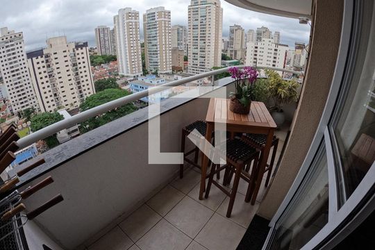 VARANDA DA SALA de apartamento à venda com 2 quartos, 94m² em Água Branca, São Paulo