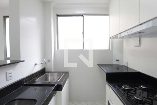 Cozinha e Área de Serviço de apartamento para alugar com 2 quartos, 60m² em Serrano, Belo Horizonte