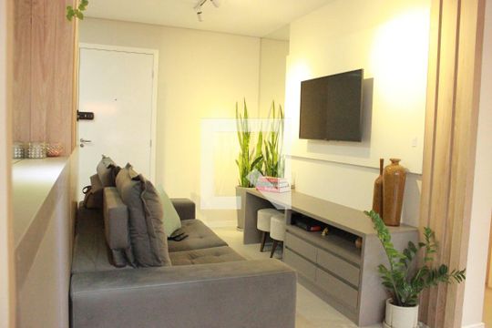 Sala de apartamento para alugar com 2 quartos, 54m² em Vila Galvão, Guarulhos