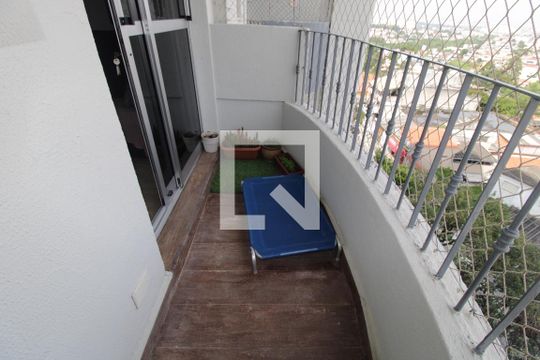 Varanda da Sala de apartamento à venda com 1 quarto, 40m² em Vila Londrina, São Paulo