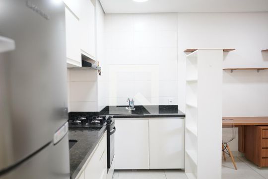 Cozinha de apartamento à venda com 1 quarto, 34m² em Alto da Mooca, São Paulo