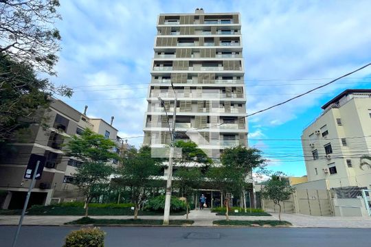 Fachada de apartamento à venda com 2 quartos, 97m² em Petrópolis, Porto Alegre