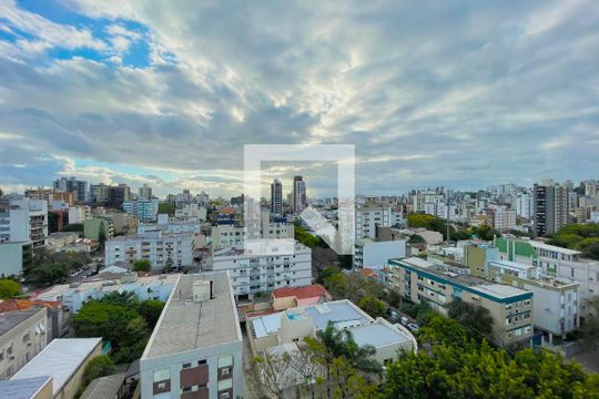 Vista da Suíte de apartamento à venda com 2 quartos, 97m² em Petrópolis, Porto Alegre