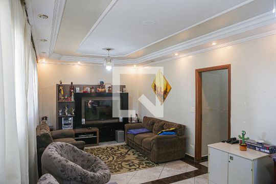 Sala - Sala de Estar de casa à venda com 3 quartos, 247m² em Campestre, Santo André
