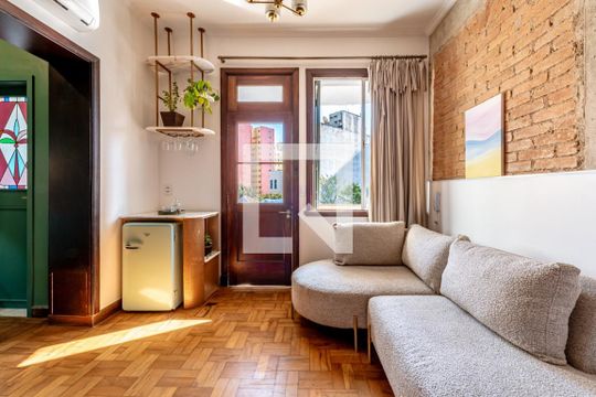 Sala/Quarto de kitnet/studio à venda com 1 quarto, 35m² em Vila Buarque, São Paulo