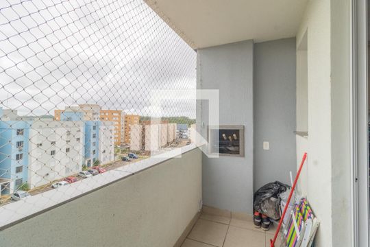 Varanda da Sala de apartamento à venda com 2 quartos, 59m² em Olaria, Canoas