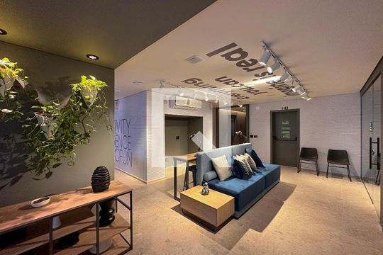Área comum de kitnet/studio para alugar com 0 quarto, 23m² em Brooklin Paulista, São Paulo