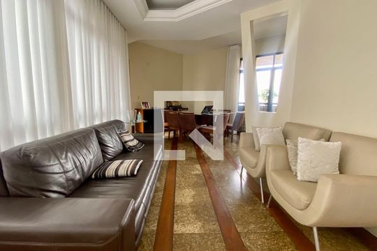 Sala de apartamento à venda com 4 quartos, 139m² em Gutierrez, Belo Horizonte