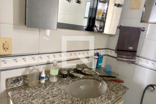 Banheiro da Suíte de apartamento à venda com 4 quartos, 139m² em Gutierrez, Belo Horizonte