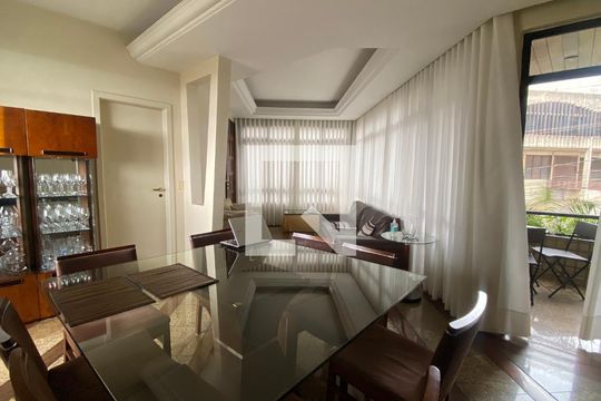 Sala de apartamento à venda com 4 quartos, 139m² em Gutierrez, Belo Horizonte