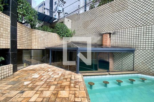 Área comum - Piscina de apartamento à venda com 4 quartos, 139m² em Gutierrez, Belo Horizonte