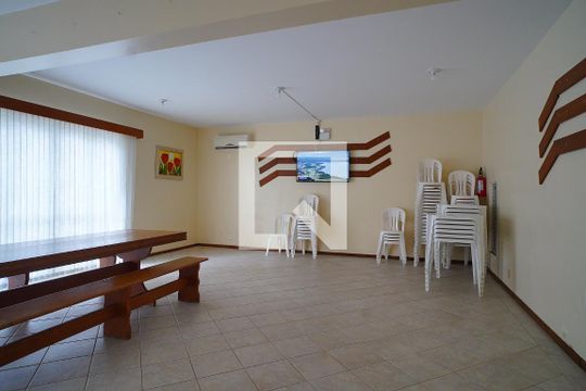 Área comum - Salão de festas de apartamento para alugar com 3 quartos, 86m² em Trindade, Florianópolis