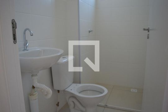 Banheiro Social de apartamento para alugar com 2 quartos, 50m² em Santa Maria, Belo Horizonte