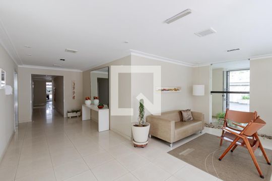 Hall de Entrada de apartamento para alugar com 1 quarto, 50m² em Brooklin, São Paulo