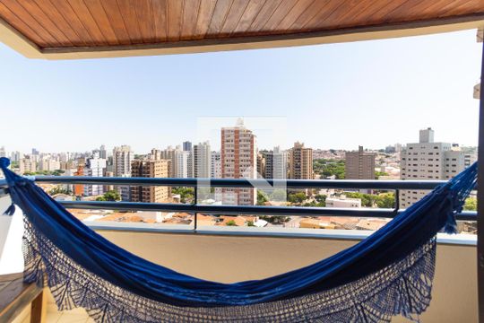 Sacada das Salas de apartamento à venda com 4 quartos, 156m² em Jardim Proença, Campinas
