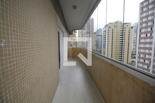Varanda da Sala de apartamento à venda com 4 quartos, 205m² em Vila Mariana, São Paulo