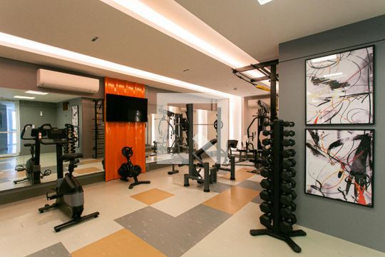 Área comum - Academia de apartamento para alugar com 2 quartos, 51m² em Tatuapé, São Paulo