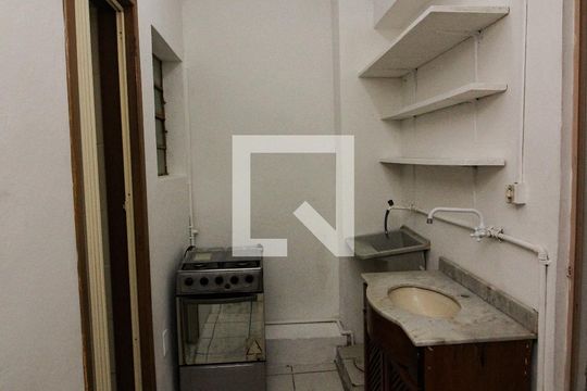 Cozinha e Área de Serviço de apartamento para alugar com 1 quarto, 38m² em Menino Deus, Porto Alegre