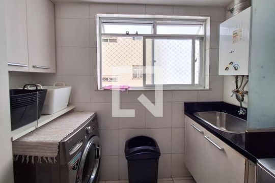 Área de Serviço de apartamento à venda com 3 quartos, 80m² em Centro, Niterói