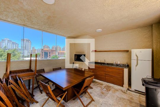 Área comum - Churrasqueira de apartamento à venda com 1 quarto, 34m² em Mooca, São Paulo