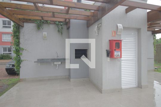 Área comum - Churrasqueira de apartamento para alugar com 2 quartos, 49m² em Estância Velha, Canoas