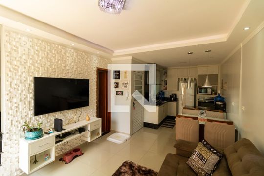 Sala/Cozinha de casa de condomínio para alugar com 2 quartos, 79m² em Vila Ré, São Paulo