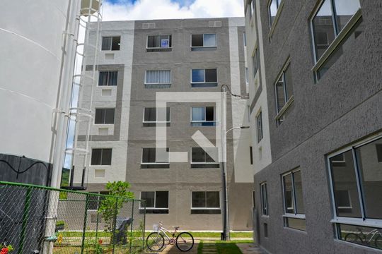 Fachada do bloco de apartamento à venda com 2 quartos, 43m² em Recreio dos Bandeirantes, Rio de Janeiro