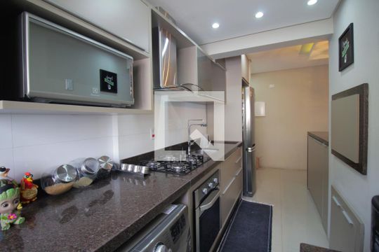 Cozinha e Área de Serviço de apartamento à venda com 3 quartos, 85m² em Centro, Canoas