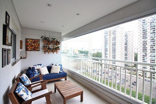 Sala Sacada de apartamento à venda com 3 quartos, 94m² em Centro, São Bernardo do Campo