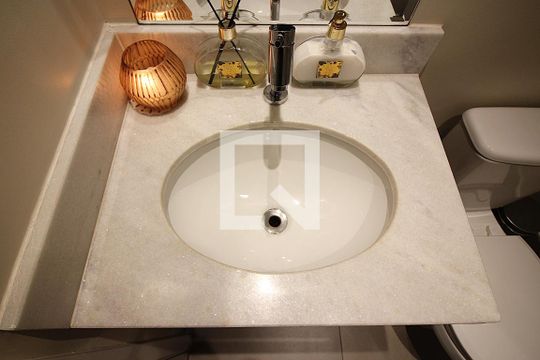 Lavabo de apartamento à venda com 3 quartos, 94m² em Centro, São Bernardo do Campo