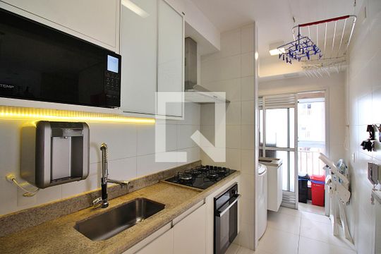 Cozinha de apartamento à venda com 3 quartos, 94m² em Centro, São Bernardo do Campo