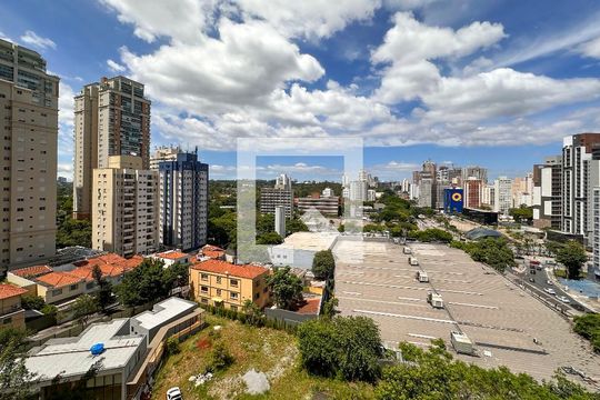 Vista de kitnet/studio para alugar com 0 quarto, 25m² em Brooklin Paulista, São Paulo