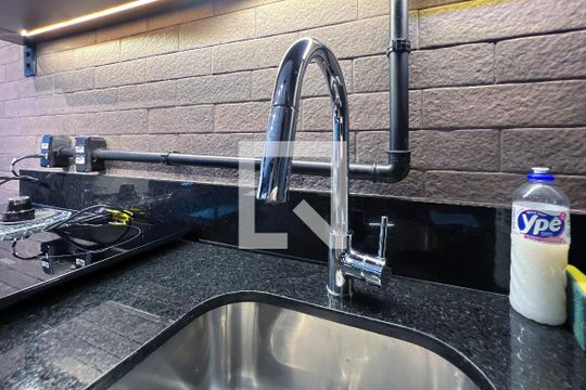 Cozinha de kitnet/studio à venda com 1 quarto, 40m² em Itaim Bibi, São Paulo