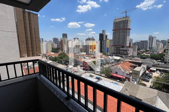 Vista da Sacada de kitnet/studio à venda com 1 quarto, 28m² em Pinheiros, São Paulo