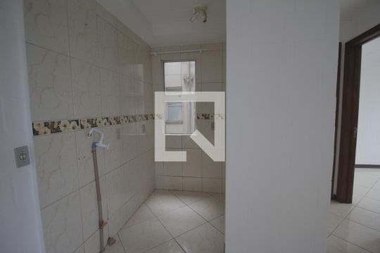Cozinha de apartamento à venda com 2 quartos, 43m² em Estância Velha, Canoas